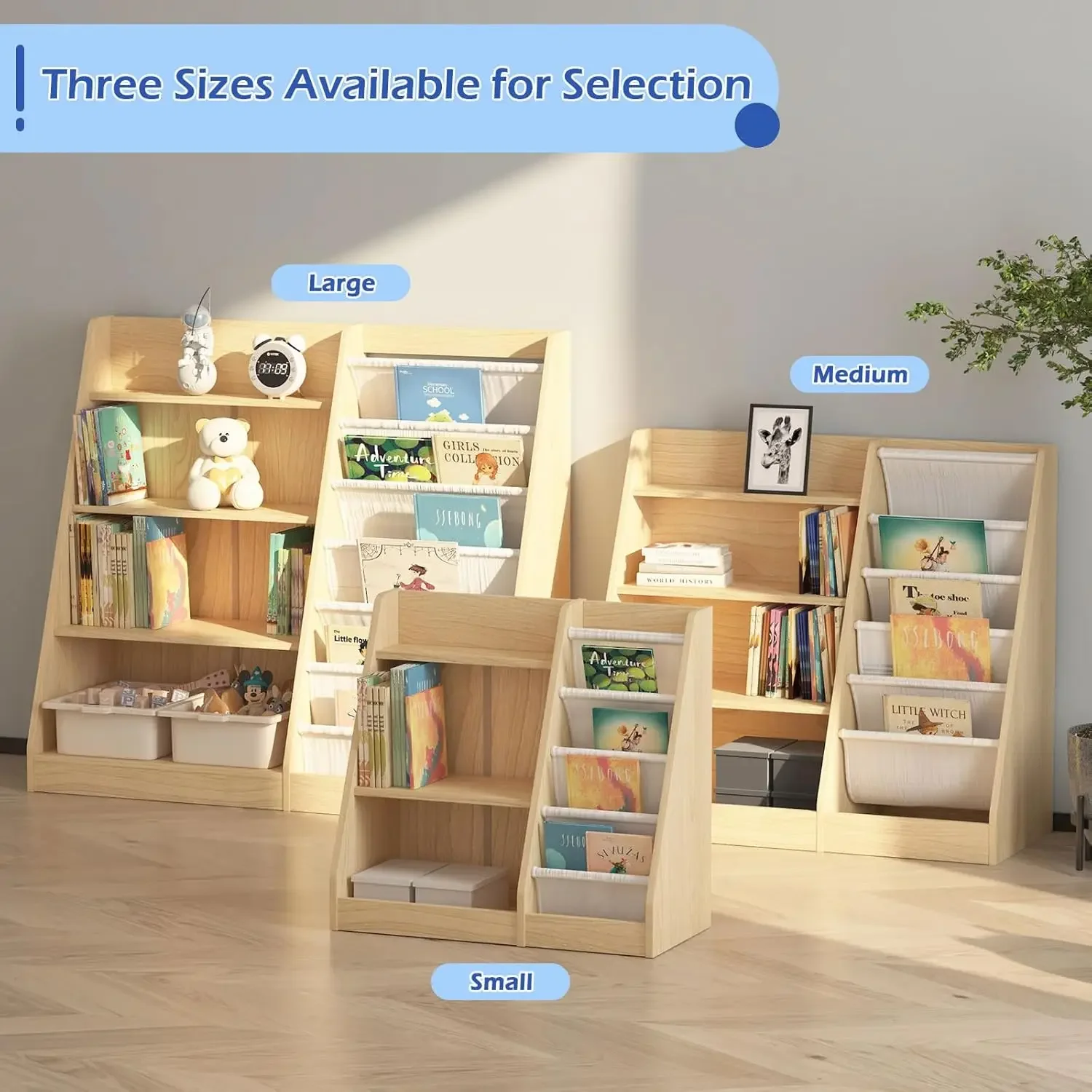 Baby Nursery Bookcase - Étagère à livres pour enfants à