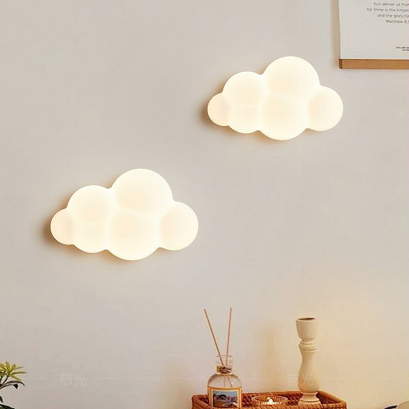Baby Nursery Light - Lampes murales nuage blanc pour chambre