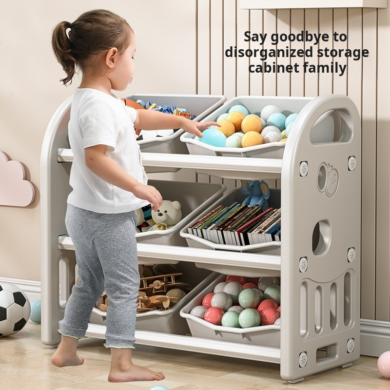 Baby Nursery Bookcase - Armoire de rangement pour jouets de