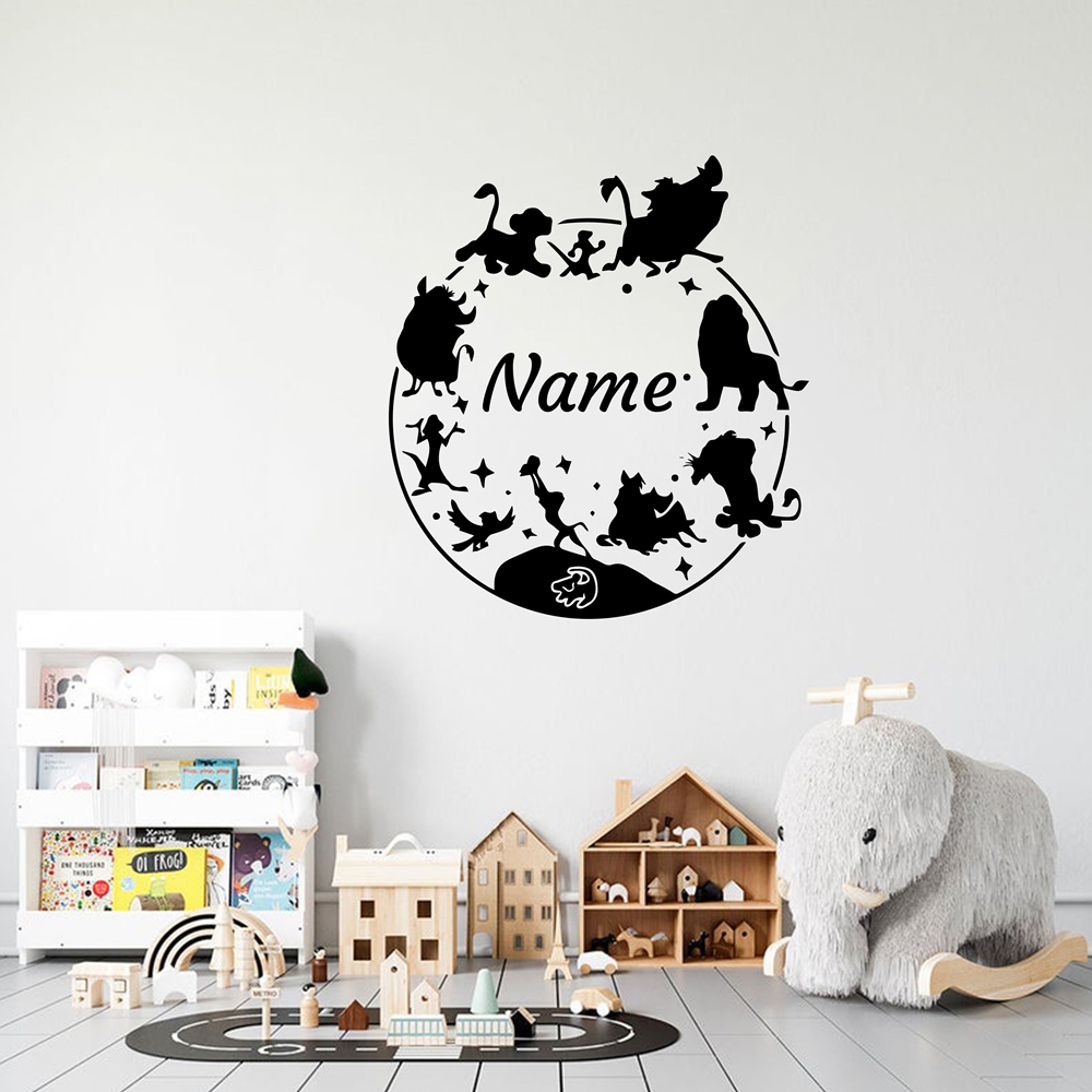 Wall Decal Nursery - Autocollants muraux créatifs en vinyle avec