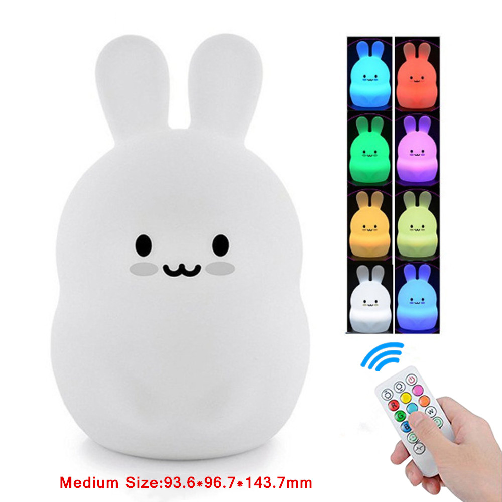 Baby Nursery Light - Capteur tactile lapin veilleuse télécommande 9