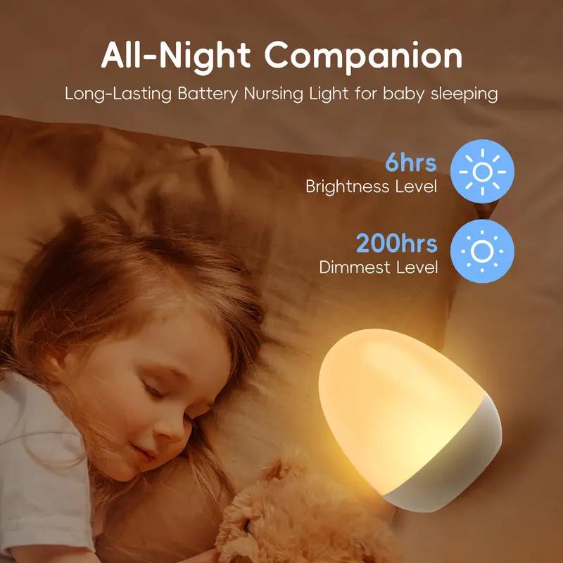 Baby Nursery Light - Veilleuse tactile pour bébé crèche Rechargeable