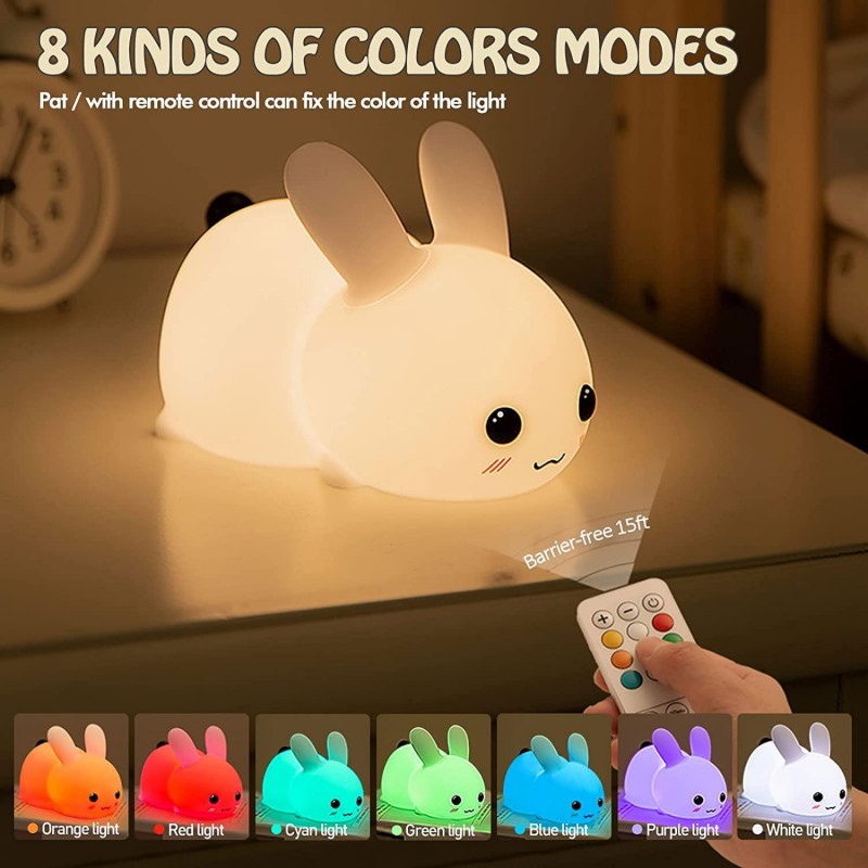 Baby Nursery Light - Lampe LED en Forme de Lapin