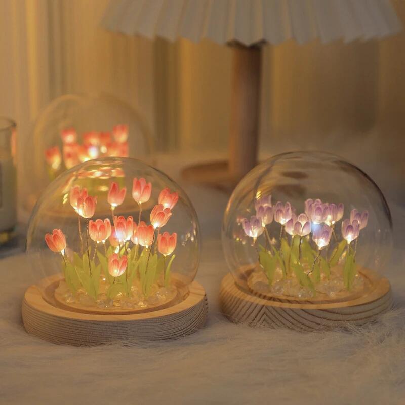 Baby Nursery Light - Tulipe artificielle fleur veilleuse ornements à