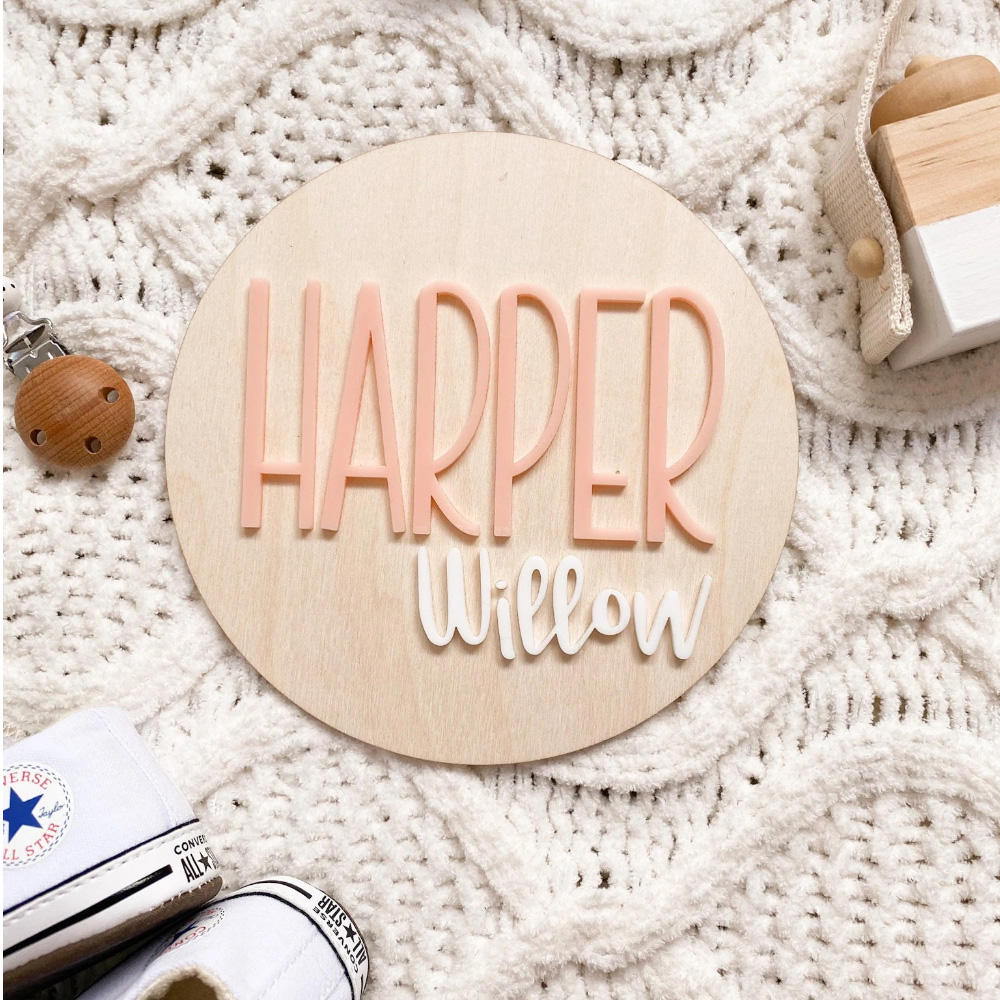 Plaque d'annonce de naissance  - Baby Nursery In avis et prix