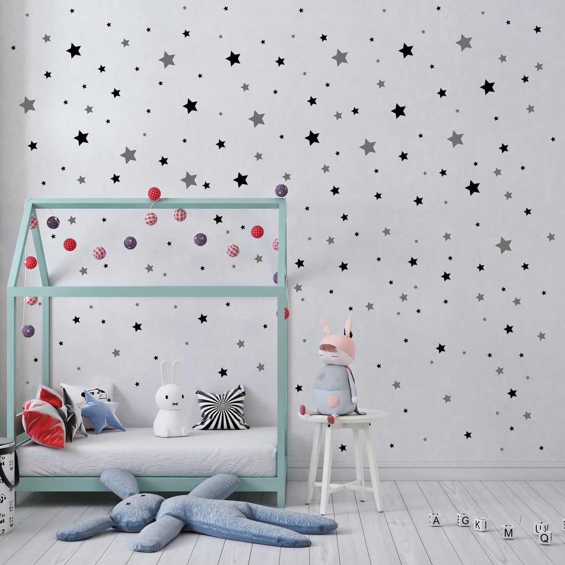 Autocollant Mural en Forme d'É - Baby Nursery Package avis et prix