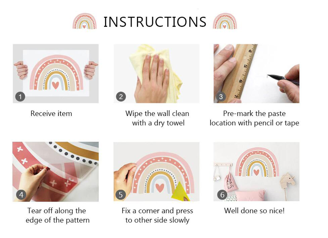 Autocollant Mural en Forme d'É - Baby Nursery Package avis et prix