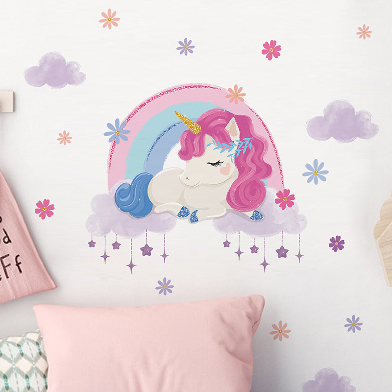 Autocollants Muraux de Dessin  - Baby Unicorn Nursery avis et prix
