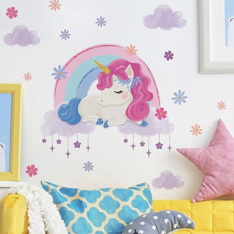 Autocollants Muraux de Dessin  - Baby Unicorn Nursery avis et prix