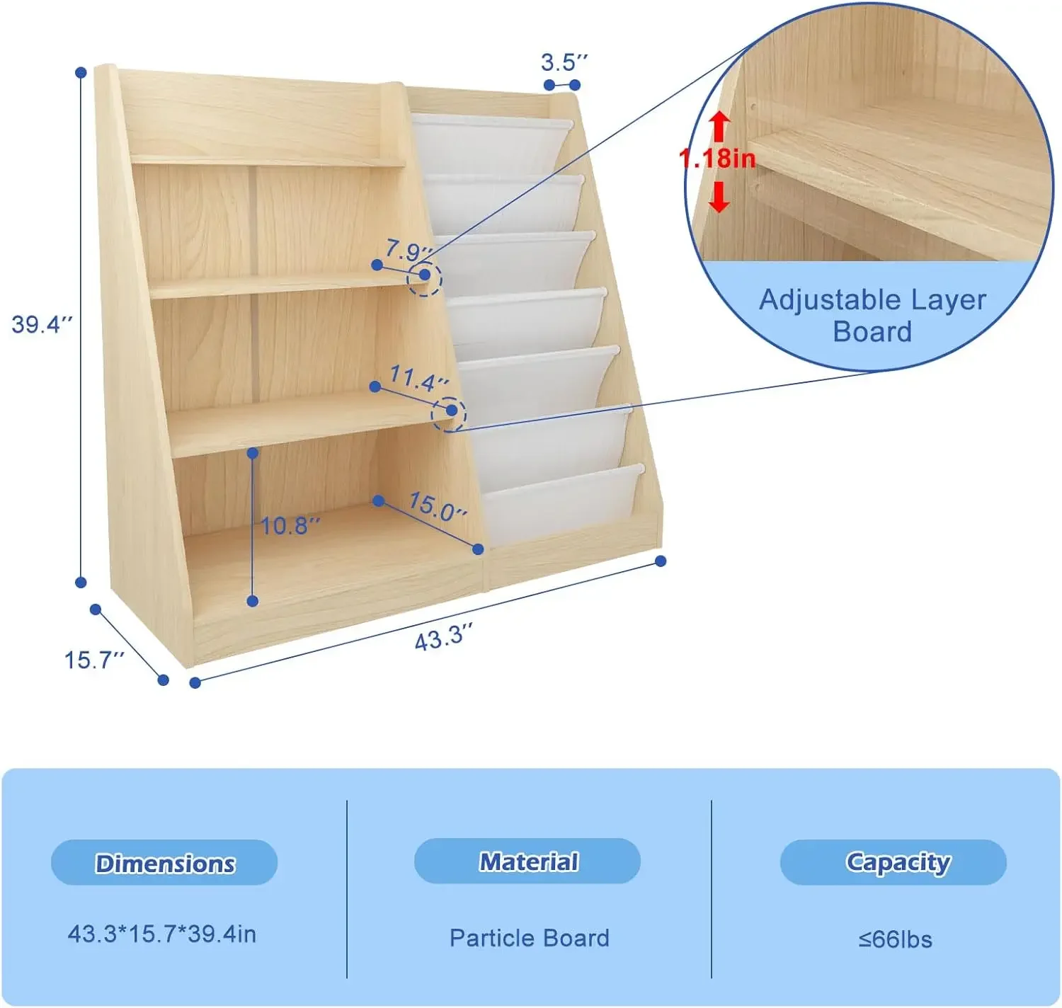 Étagère à livres pour enfants  - Baby Nursery Bookcase avis et prix