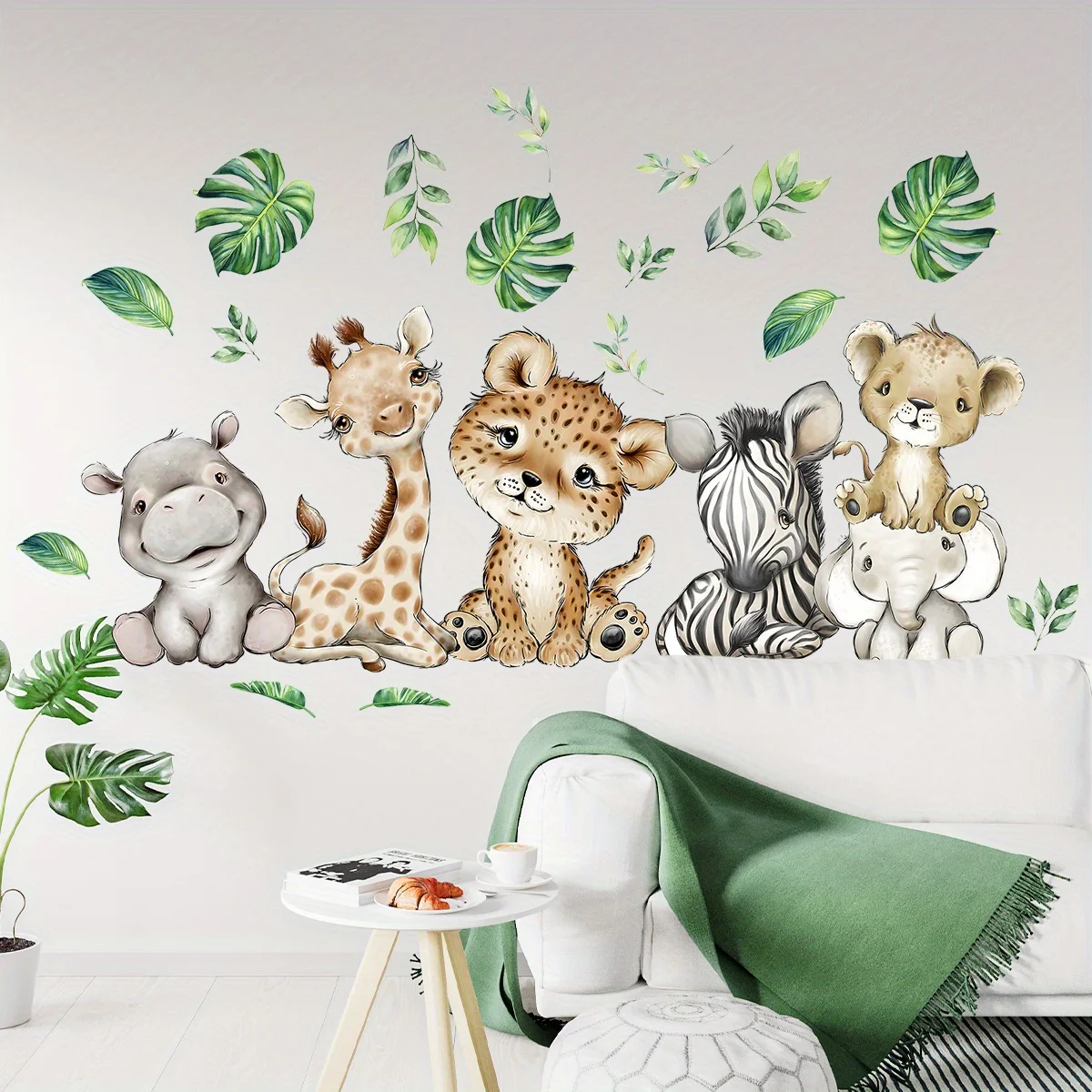 1PC dessin animé mignon hippop - Wall Decal Nursery avis et prix
