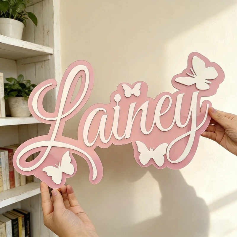Plaque personnalisée avec le n - Baby Nursery Wall Decor avis et prix