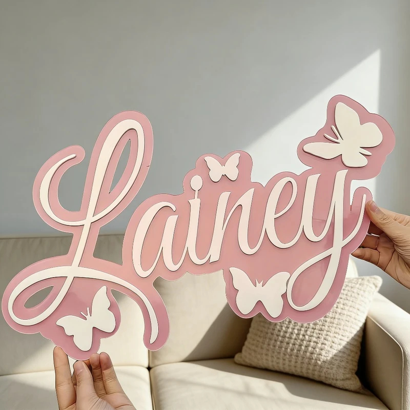 Plaque personnalisée avec le n - Baby Nursery Wall Decor avis et prix