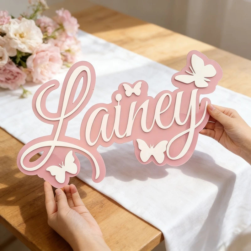 Plaque personnalisée avec le n - Baby Nursery Wall Decor avis et prix