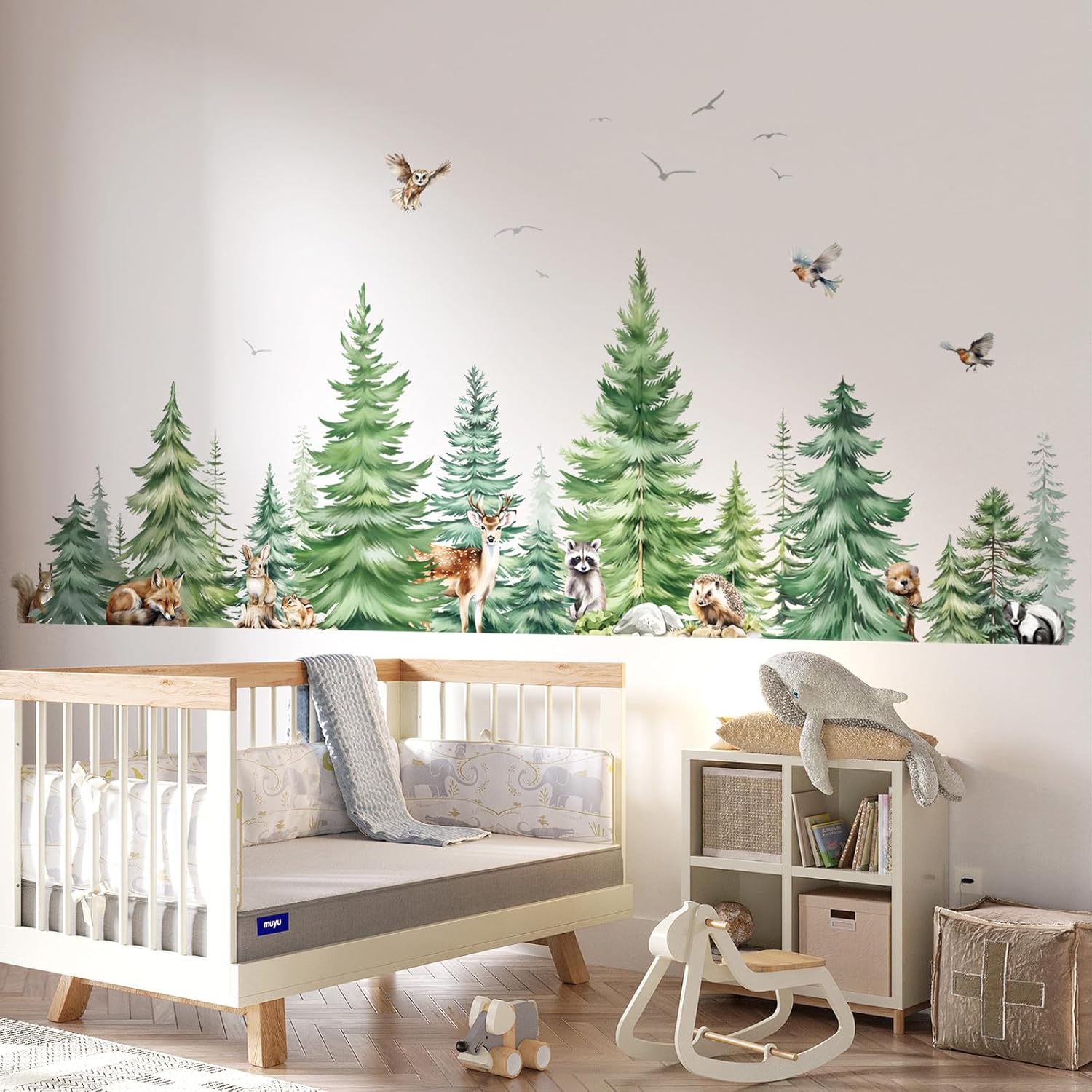 Grand aquarelle pin animaux st - Baby Nursery Package avis et prix