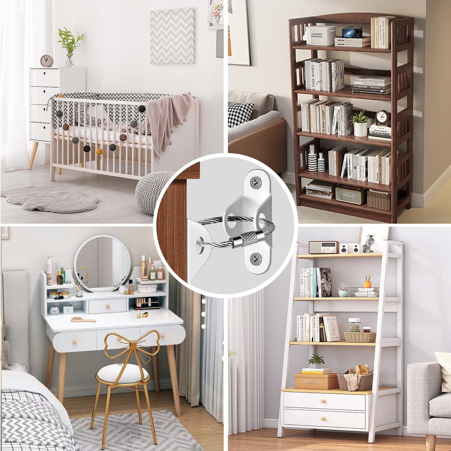 Ancrage anti-basculement pour  - Baby Nursery Bookcase avis et prix