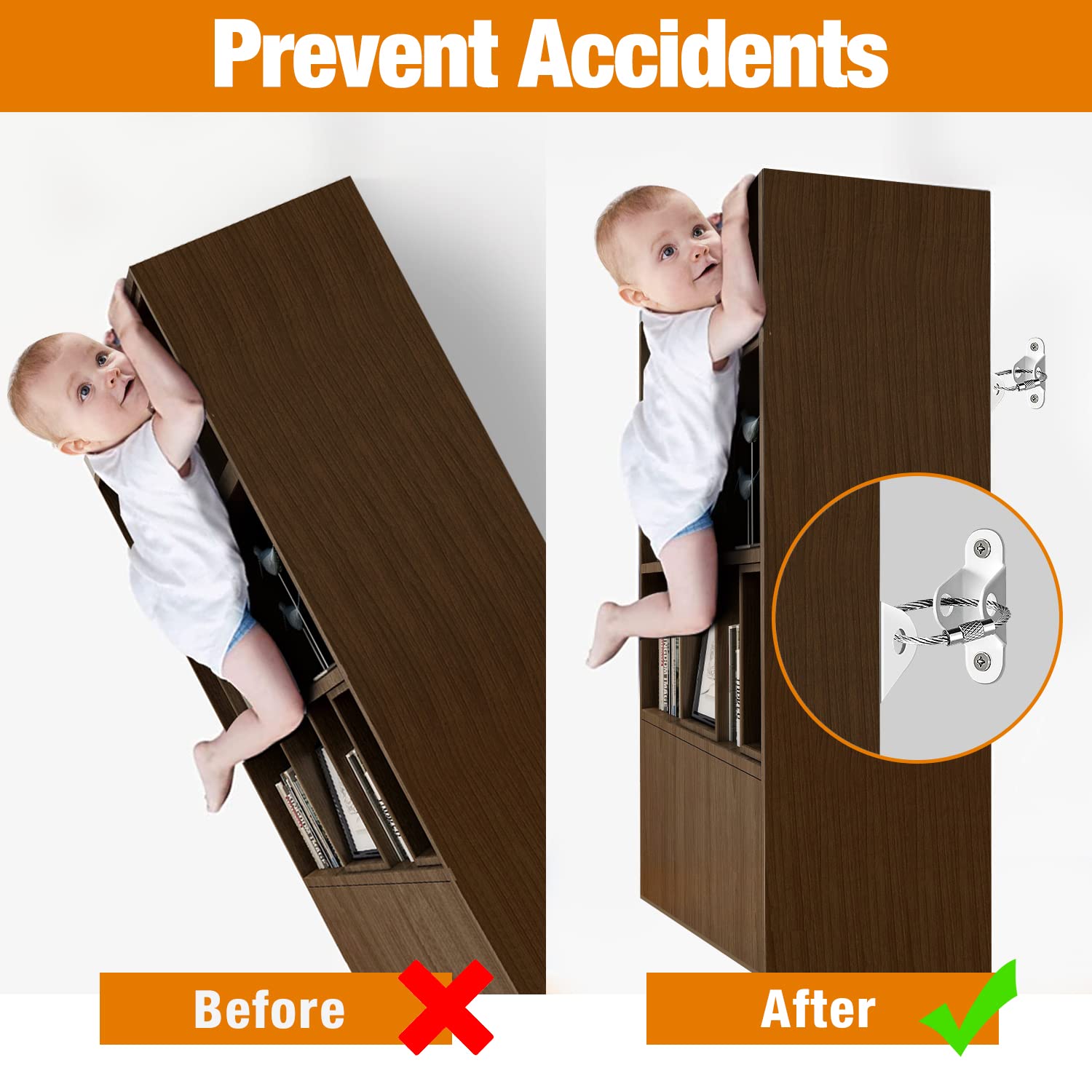 Ancrage anti-basculement pour  - Baby Nursery Bookcase avis et prix