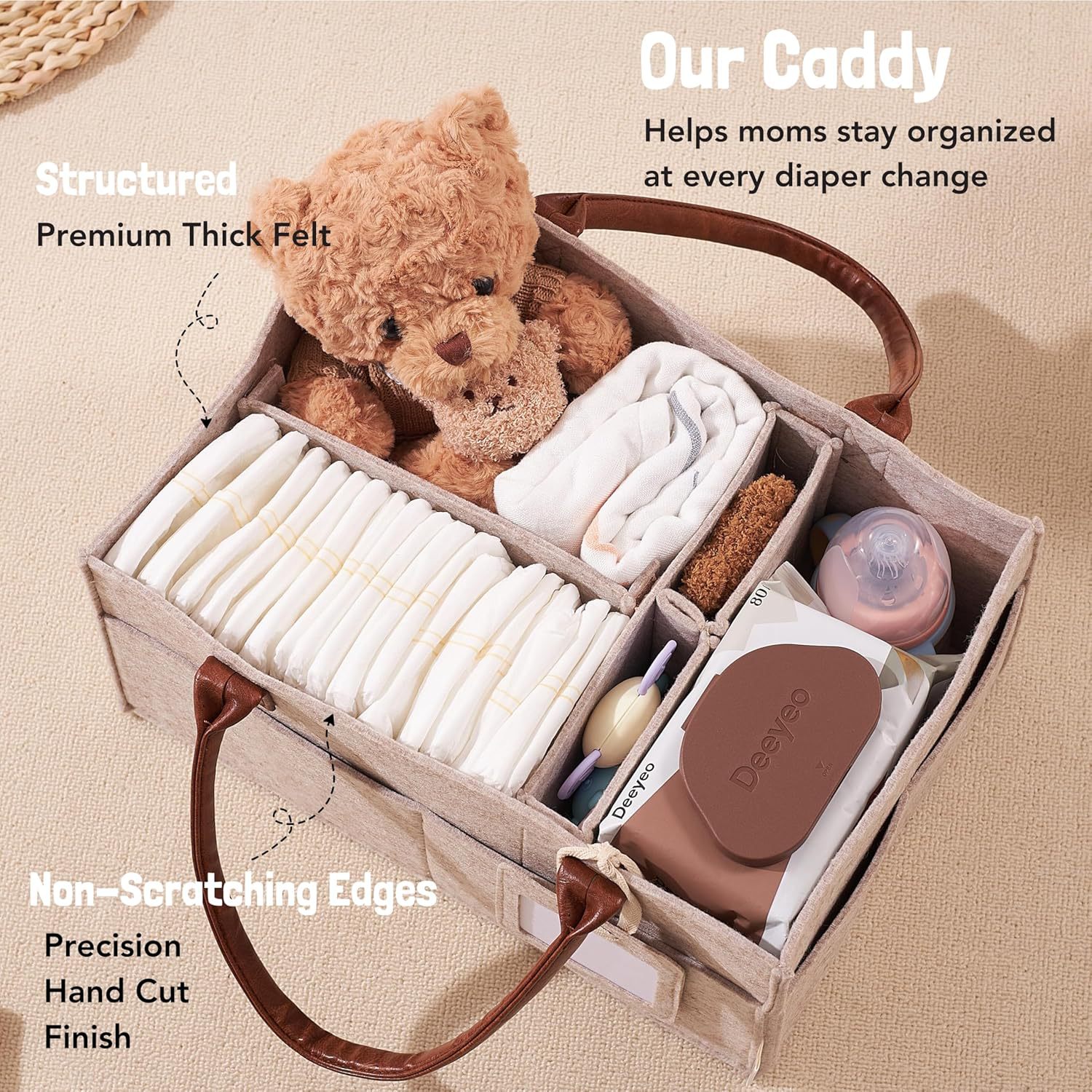 Panier de rangement en feutre  - Baby Nursery Package avis et prix