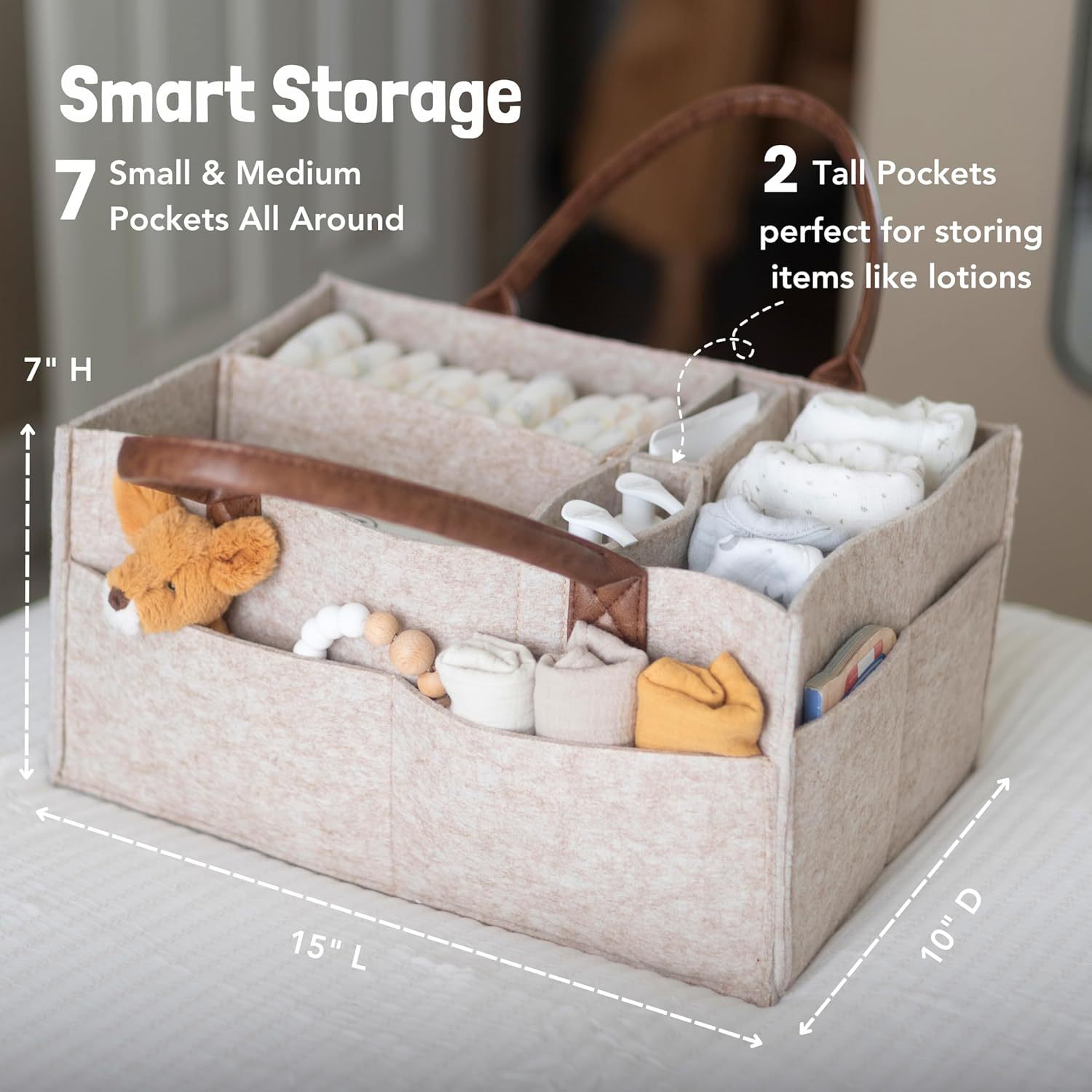 Panier de rangement en feutre  - Baby Nursery Package avis et prix