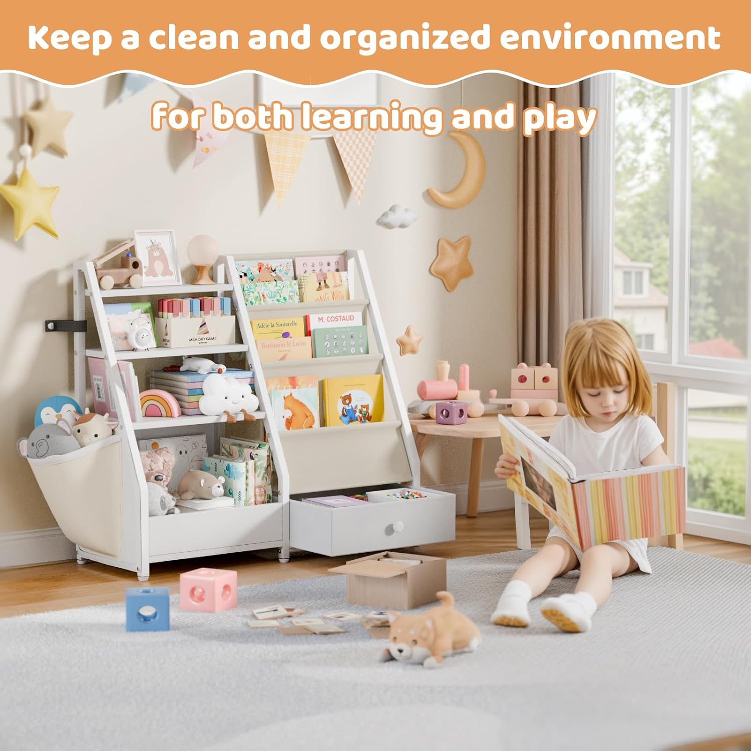 Étagère à livres et rangement  - Baby Nursery Bookcase avis et prix