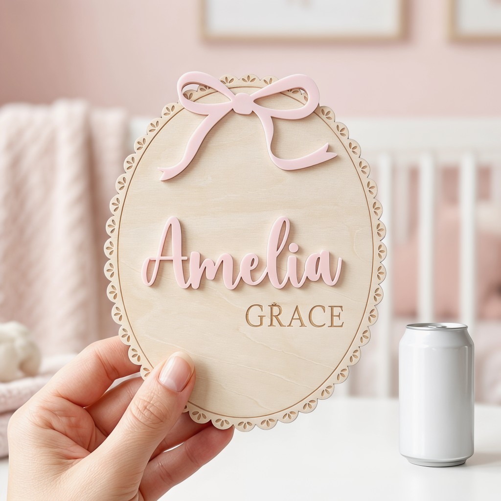 1 plaque nominative personnali - Baby Nursery In avis et prix