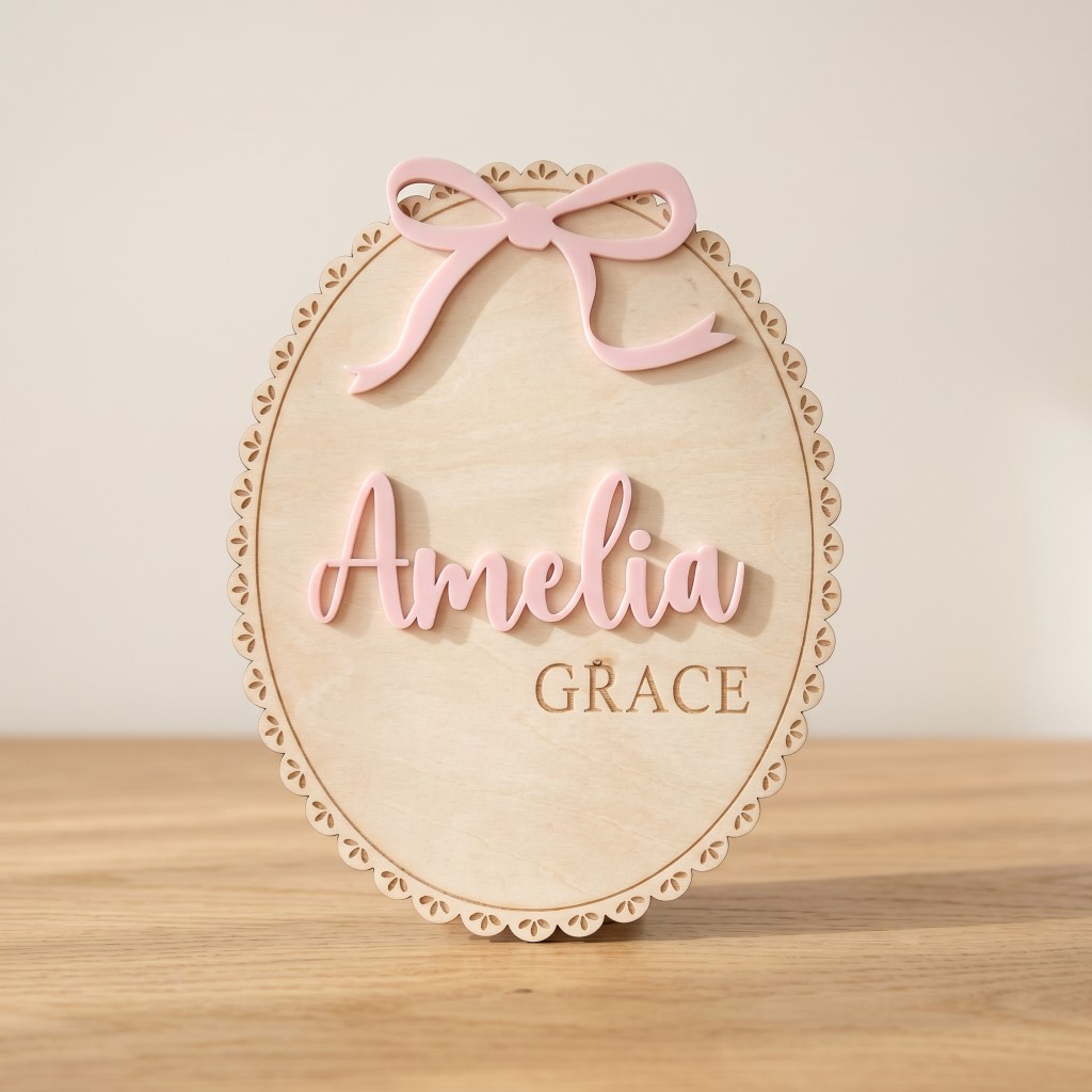 1 plaque nominative personnali - Baby Nursery In avis et prix