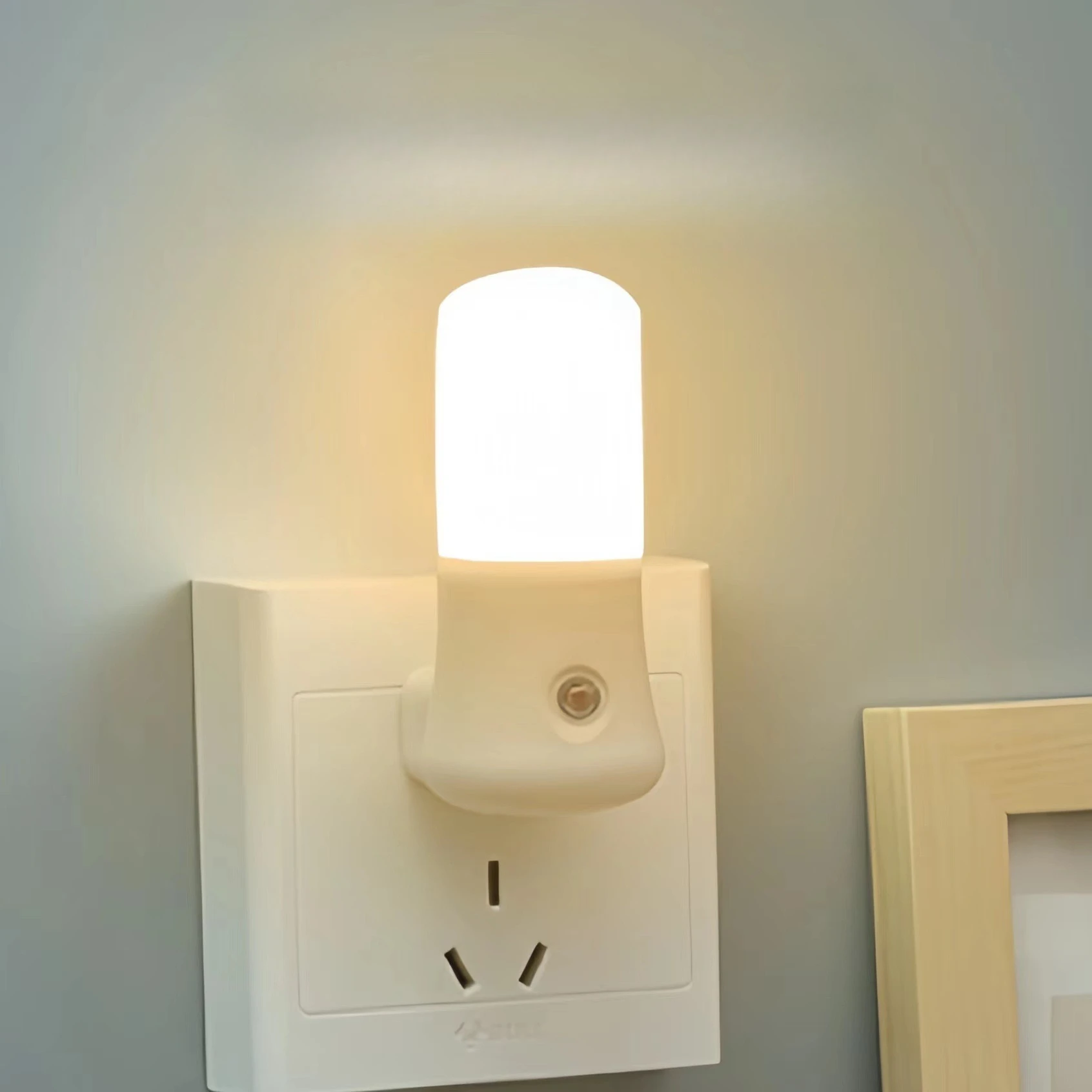 LED veilleuse blanc ue/USPush  - Baby Nursery Light avis et prix