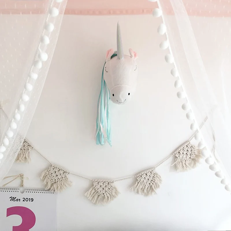 Tête d'animal en peluche licor - Baby Unicorn Nursery avis et prix