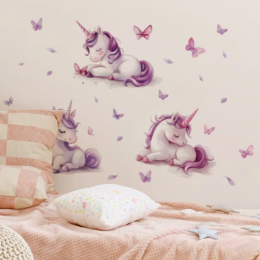 Autocollant mural licorne fant - Baby Unicorn Nursery avis et prix