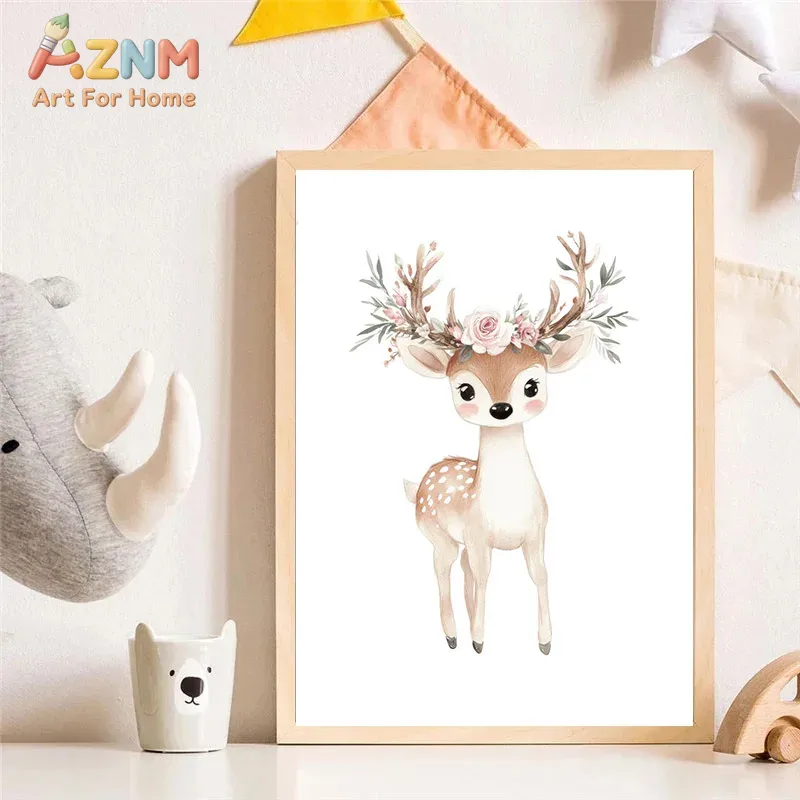 AZNM Tableau mural sur toile à - Baby Unicorn Nursery avis et prix