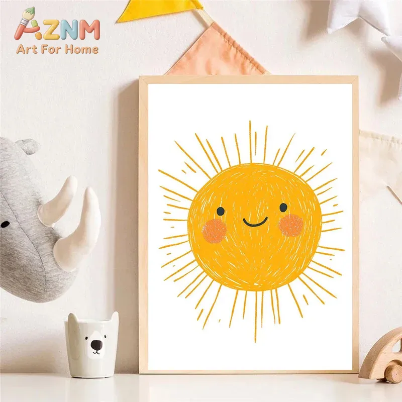 AZNM Tableau mural sur toile à - Baby Unicorn Nursery avis et prix