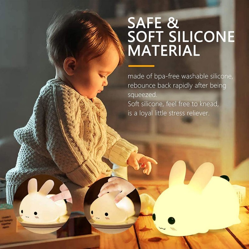 Lampe LED en Forme de Lapin en - Baby Nursery Light avis et prix