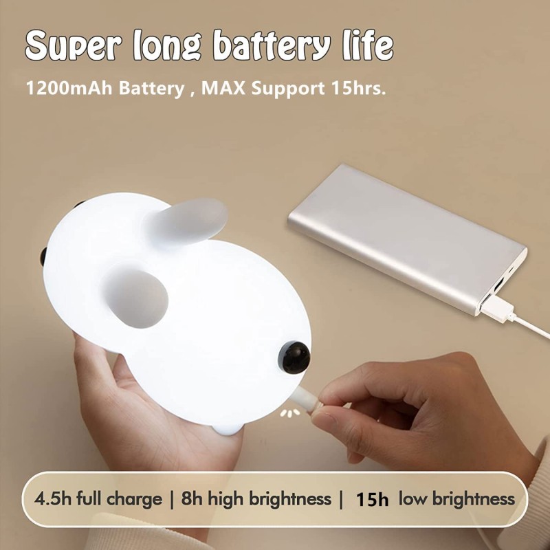 Lampe LED en Forme de Lapin en - Baby Nursery Light avis et prix