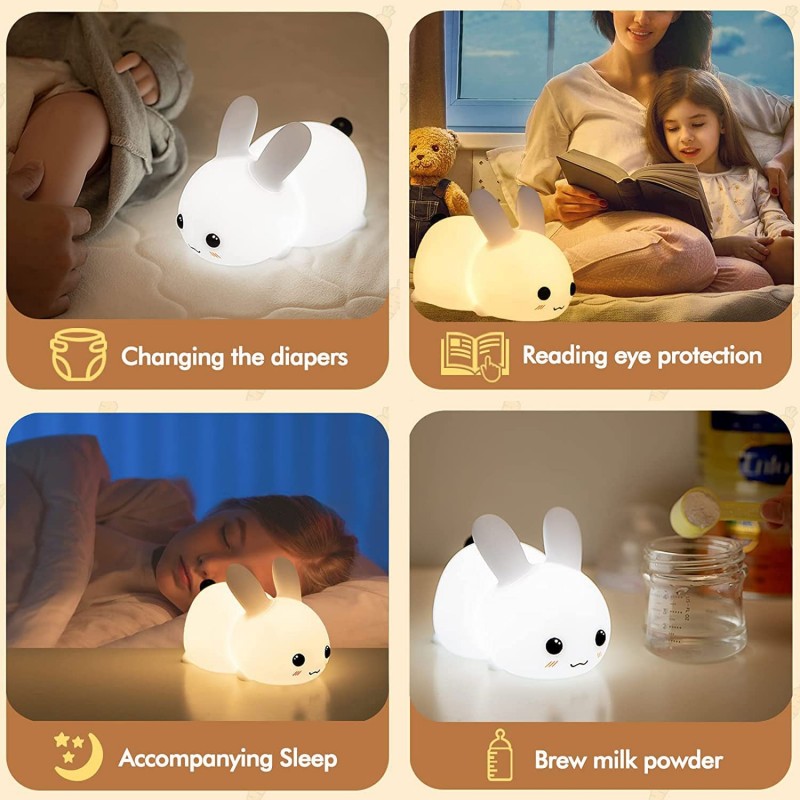 Lampe LED en Forme de Lapin en - Baby Nursery Light avis et prix