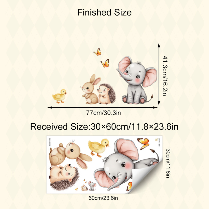 Autocollant mural d'animal de  - Wall Decal Nursery avis et prix