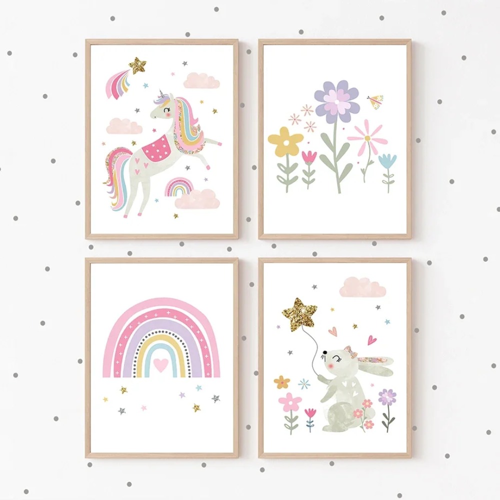 Toile murale décorative pour c - Baby Unicorn Nursery avis et prix