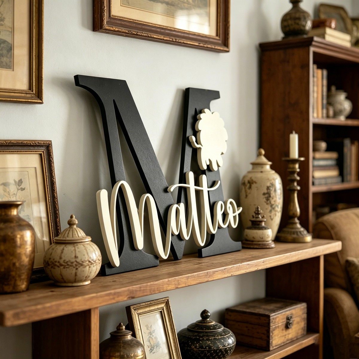 1 plaque nominative en bois pe - Baby Nursery Wall Decor avis et prix
