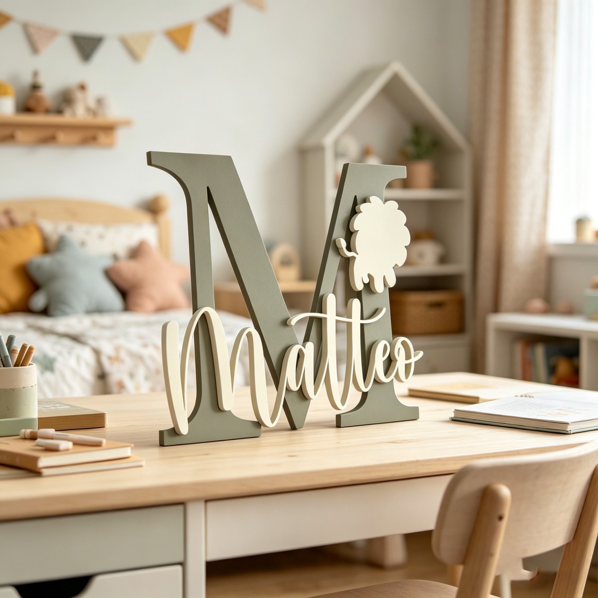 1 plaque nominative en bois pe - Baby Nursery Wall Decor avis et prix