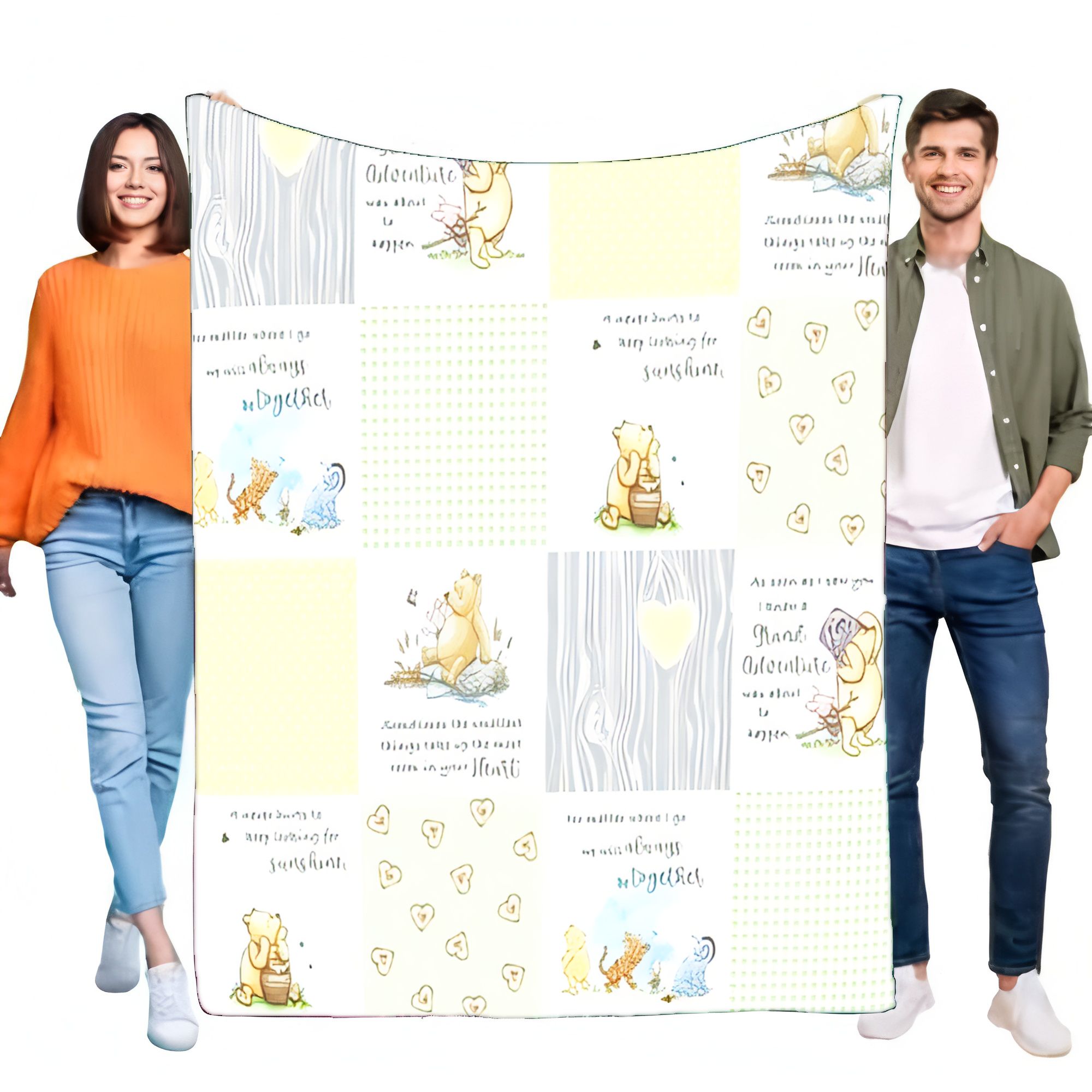Winnie l'ourson Couverture pat - Baby Nursery Winnie The Pooh avis et prix
