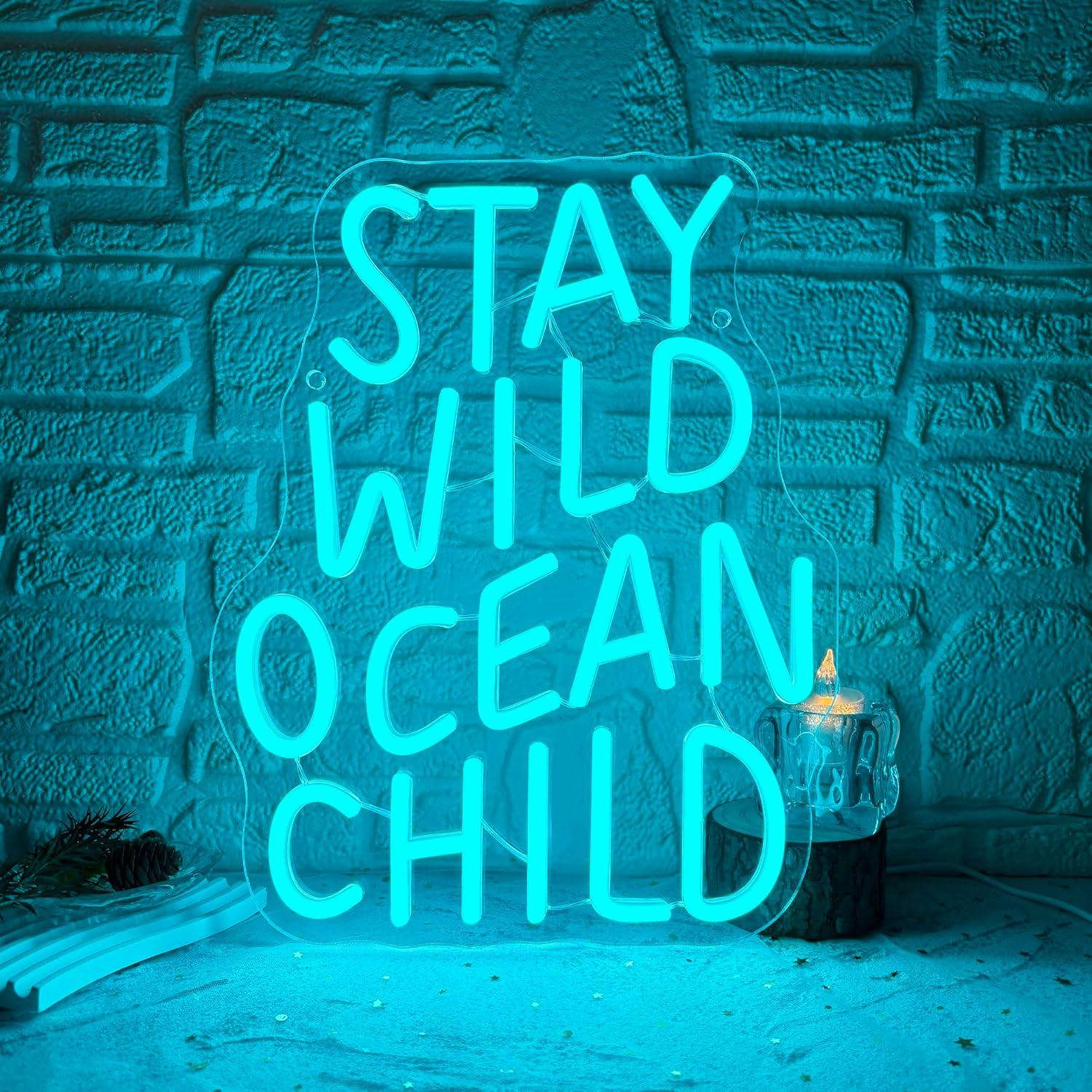 Enseigne néon LED USB à intens - Baby Nursery Ocean Theme avis et prix