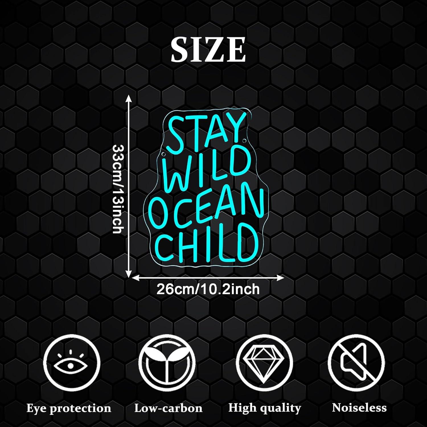 Enseigne néon LED USB à intens - Baby Nursery Ocean Theme avis et prix