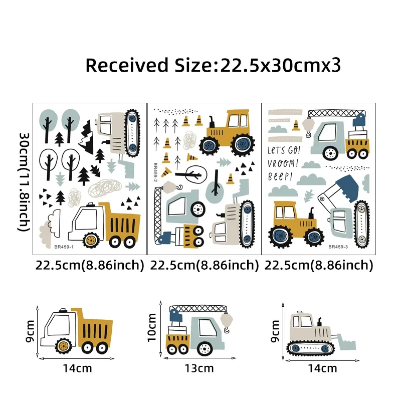 Autocollants muraux de camion  - Wall Decal Nursery avis et prix