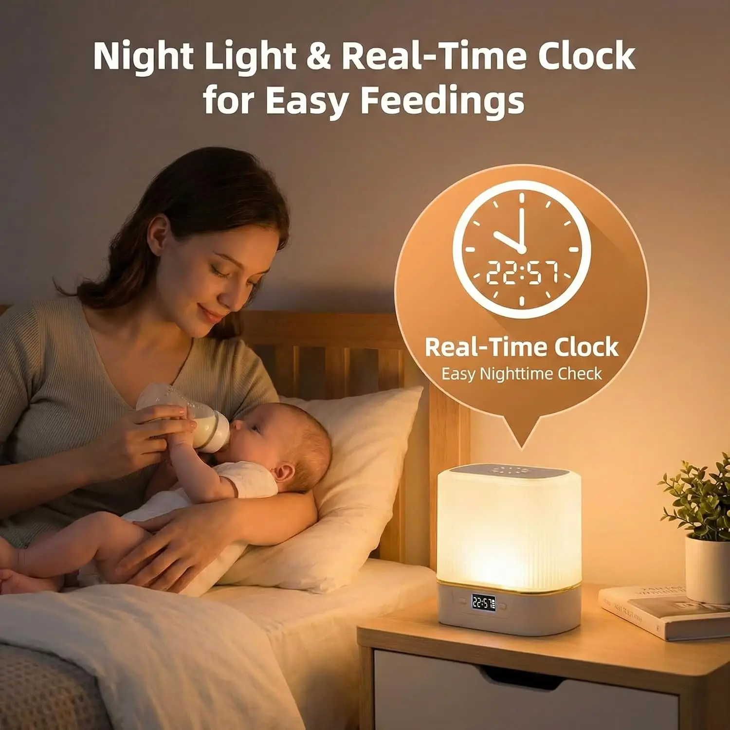 Lampe de chevet LED, veilleuse - Baby Nursery Light avis et prix