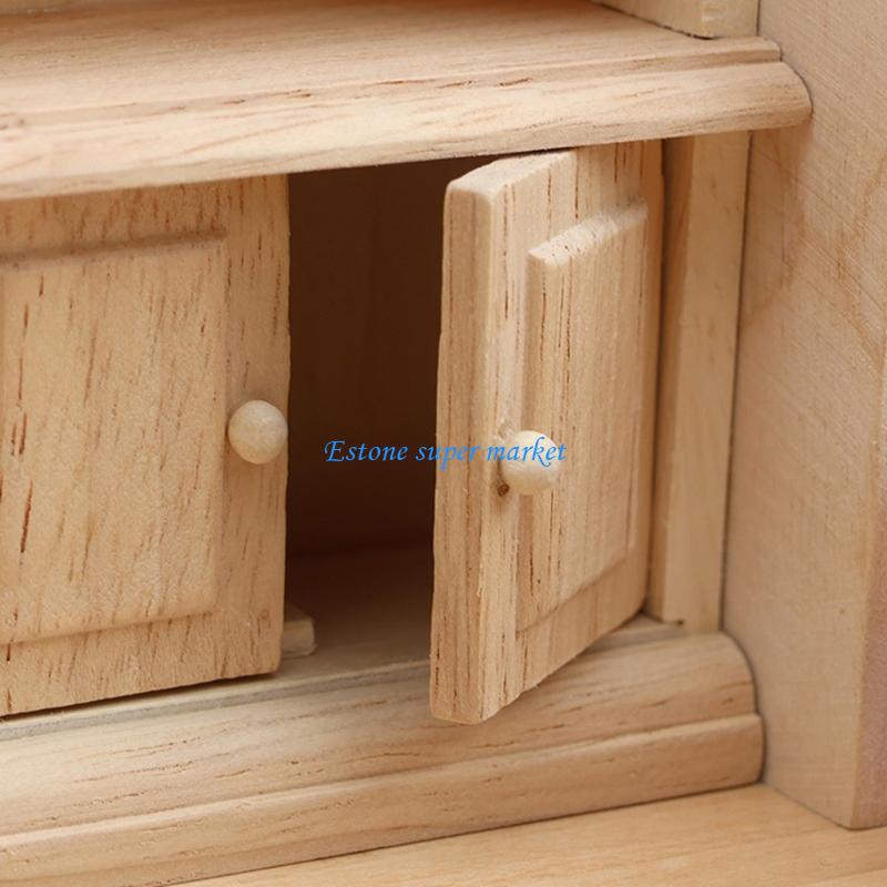 Vitrine Miniature en bois natu - Baby Nursery Bookcase avis et prix