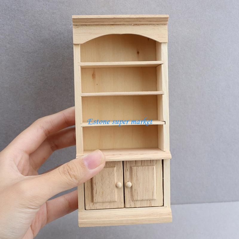 Vitrine Miniature en bois natu - Baby Nursery Bookcase avis et prix