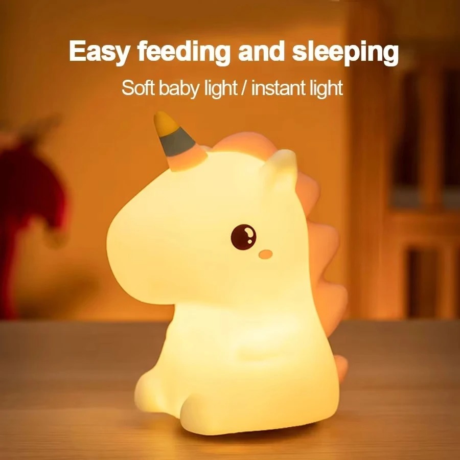 Veilleuse LED USB en silicone  - Baby Unicorn Nursery avis et prix