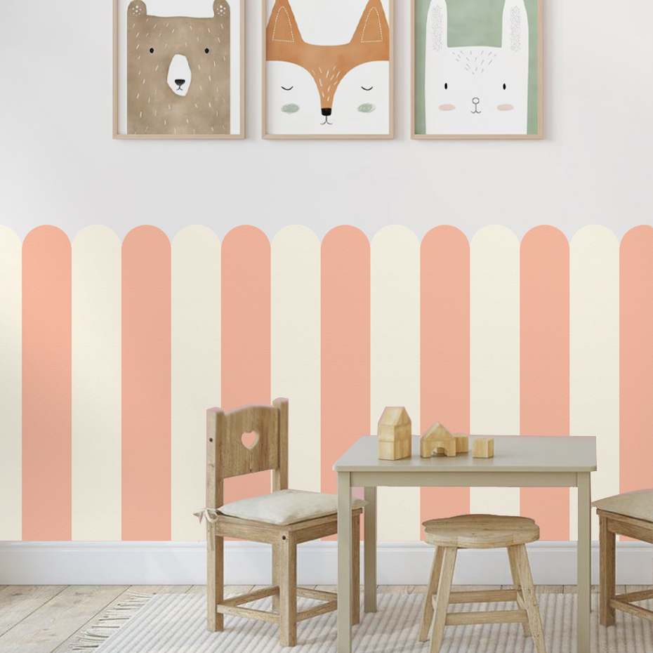 Papier peint en Arc à rayures  - Wall Decal Nursery avis et prix