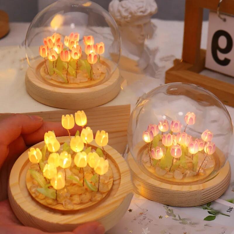 Tulipe artificielle fleur veil - Baby Nursery Light avis et prix