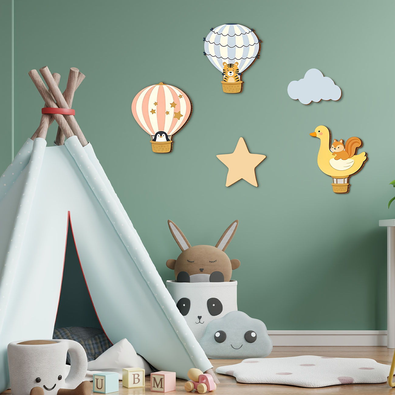Autocollants muraux en bois en - Wall Decal Nursery avis et prix