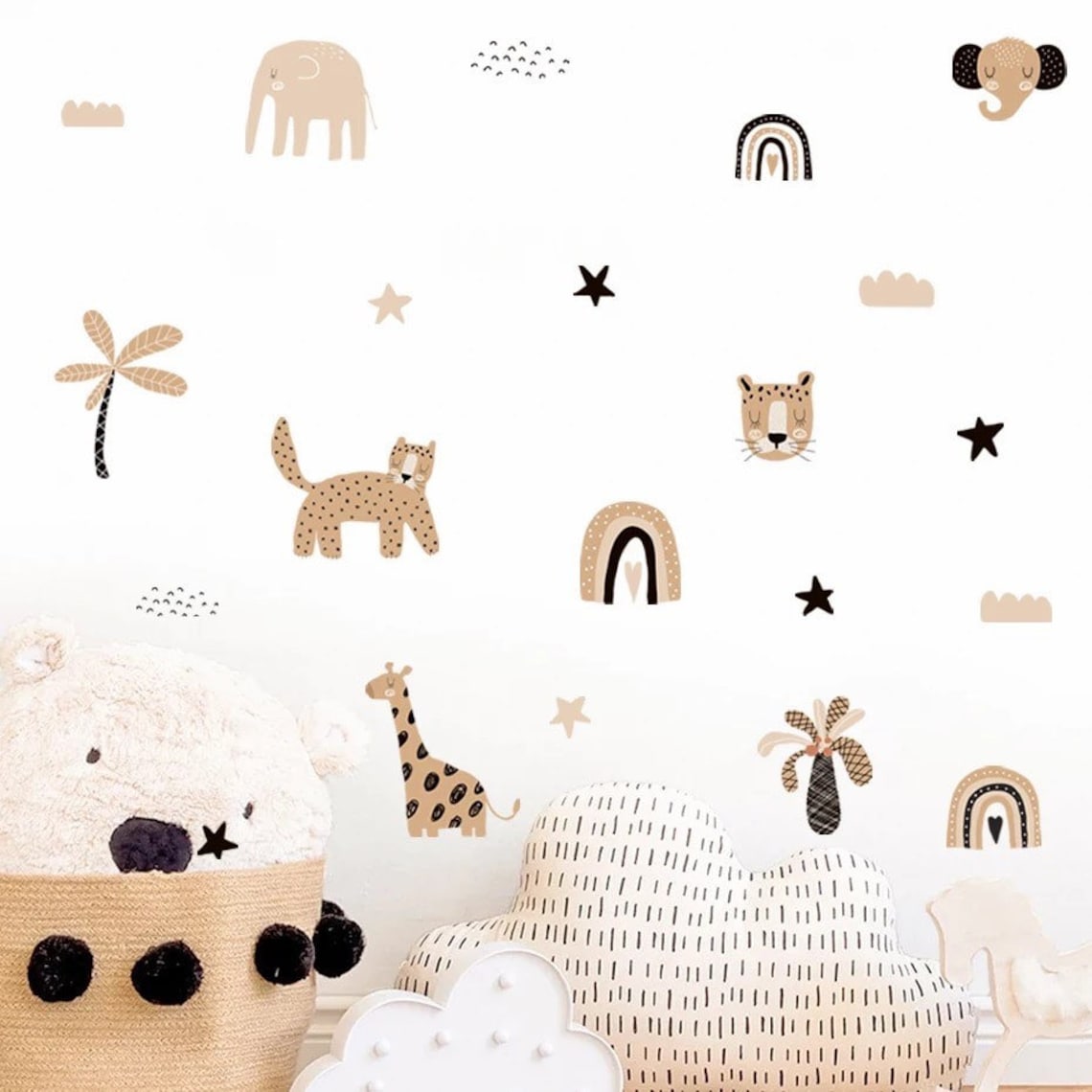 Autocollants Muraux Bohème Arc - Baby Nursery Decor Girl avis et prix